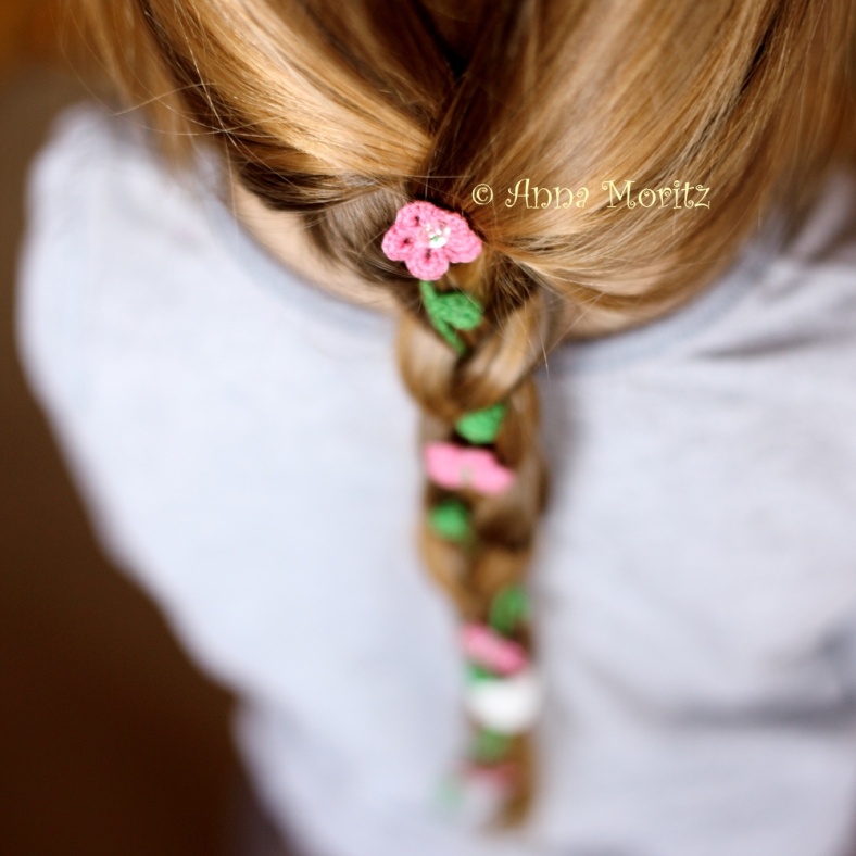 crochet flowers for hair